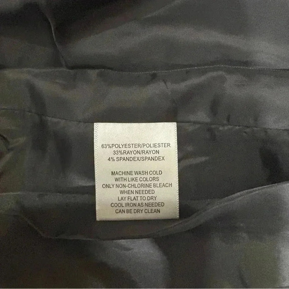 NWT Sag Harbor Women’s Gray Jacket /Blazer Size 10 Stretch - Picture 10 of 10